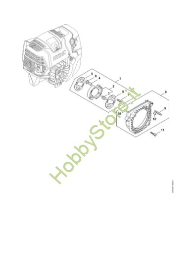Picture of Frizione, carenatura ventola BT 131